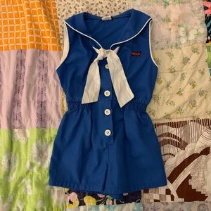 vintage girls jumpsuit